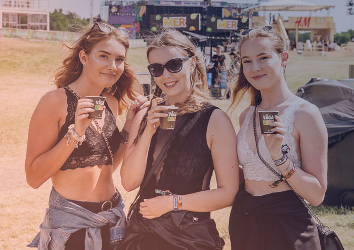 Casebild för Willway's samplingsaktivering för MER under musikfestivalen Lollapalooza i Stockholm